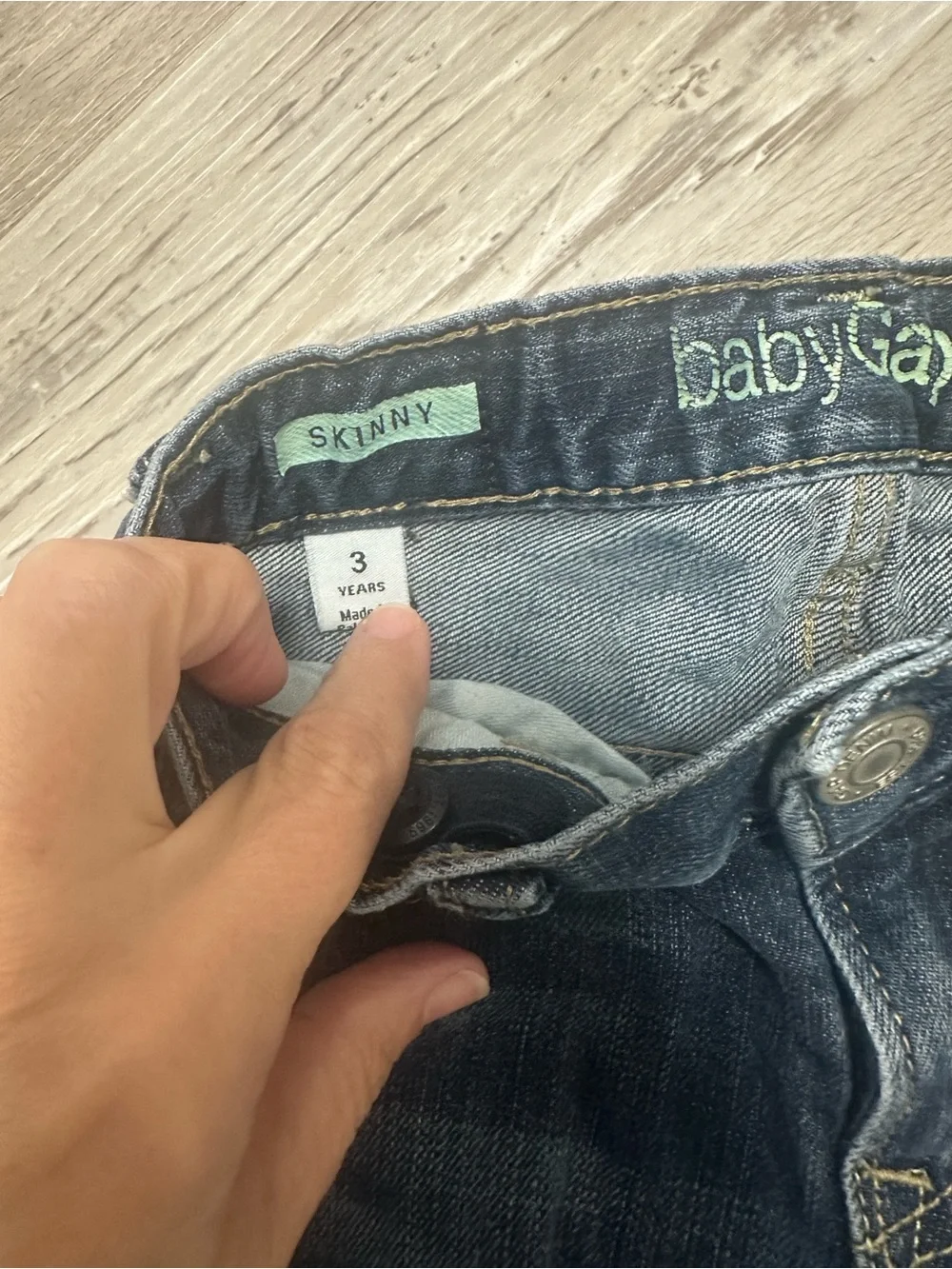 GAP Boys Dark Navy Straight Jeans